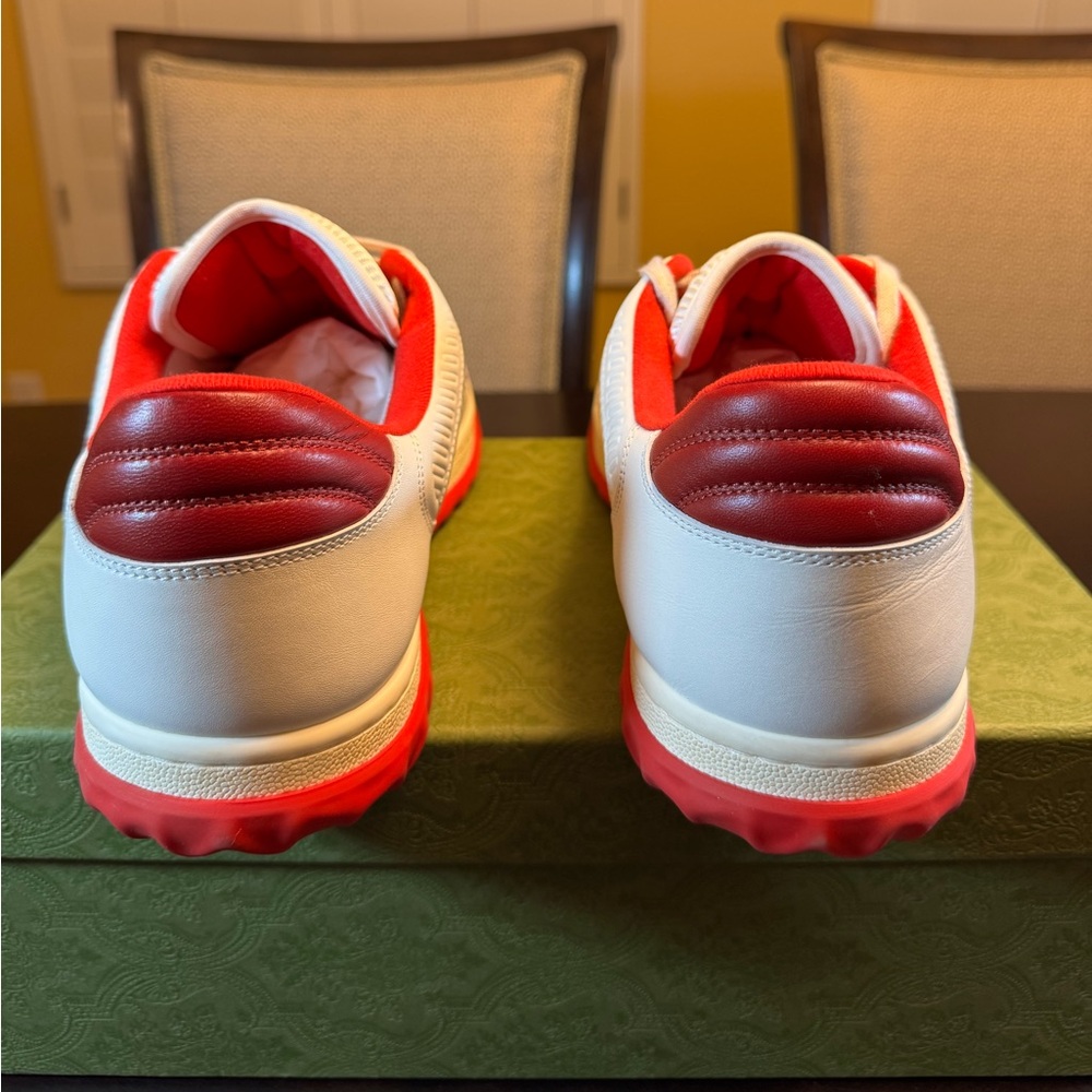 Gucci White and Red Sneakers - Picture 10 of 15